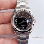 (EW) Rolex Datejust 36mm Black Dial Oyster Watch - Buy AAA Replica Watches China